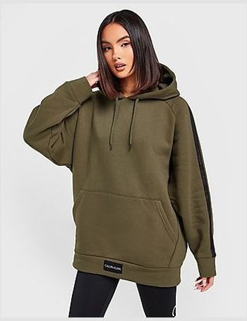 calvin klein performance tape overhead hoodie