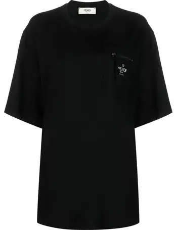 Fendi FF-logo Print Pocket T-Shirt - Farfetch