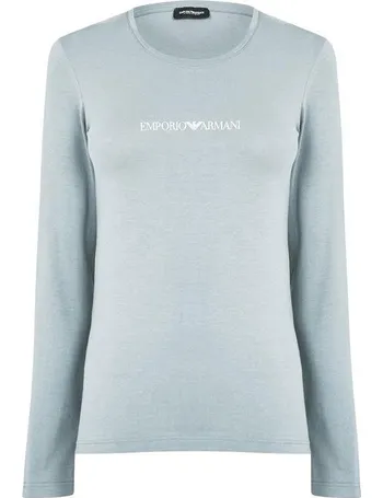 womens armani long sleeve top