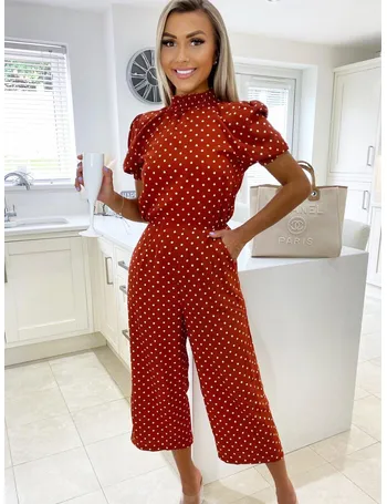 Shop Ax Paris Polka Dot Jumpsuits For Women Up To 65 Off Dealdoodle