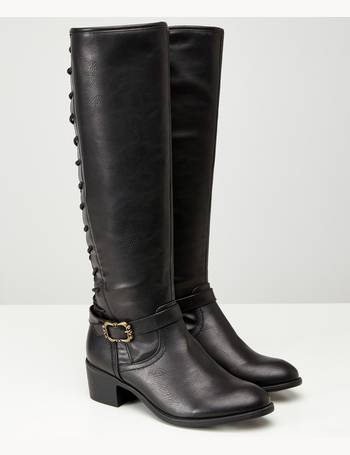 joe browns black lace up boots