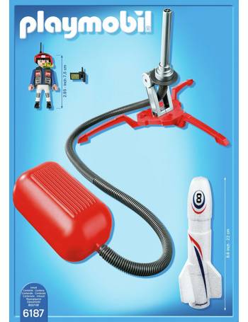 Playmobil rocket best sale with launch booster