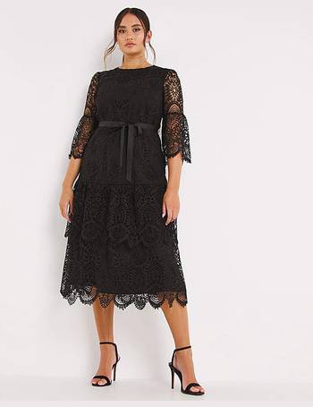 simply be black lace dress