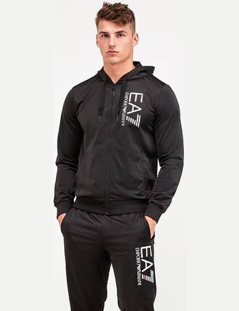 ea7 poly hooded tracksuit