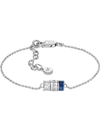 Shop Emporio Armani Women's Silver Bracelets up to 50% Off