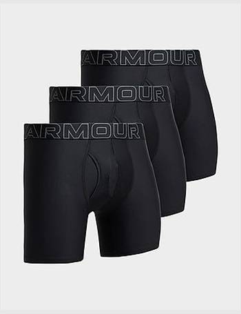 Under Armour Charged cotton 3 pack trunks in black