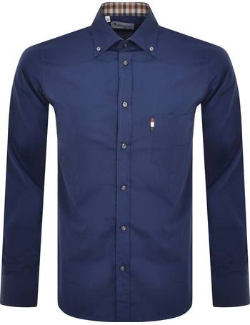 Shop Men s Aquascutum Long Sleeve Shirts up to 70 Off DealDoodle