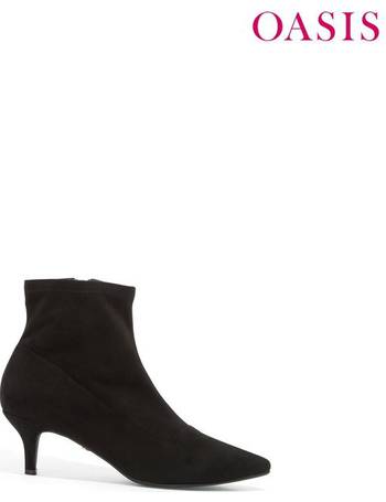 Oasis kitten heel hotsell sock boot