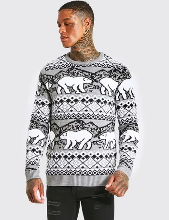 boohoo mens christmas jumper