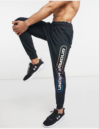 Under Armour co-ord Fleece Storm joggers in black