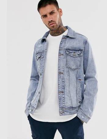 jean jacket men hollister