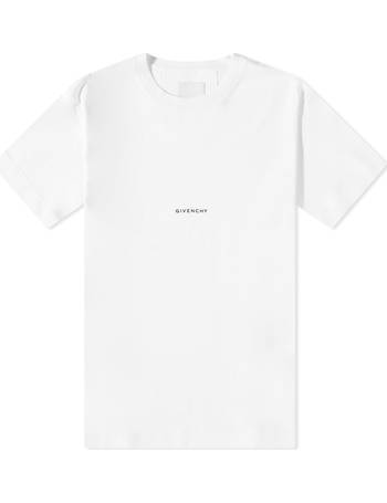 Givenchy White Josh Smith Edition Logo T-Shirt pour hommes
