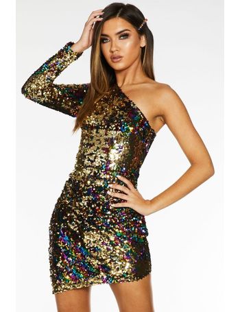 quiz black sparkly dress