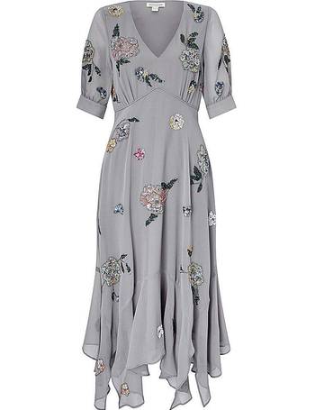 monsoon oana print tea dress