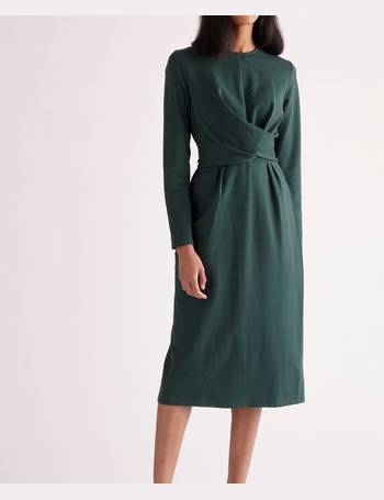 Paisie Dresses | velvet, wrap, ribbed, tie waist | DealDoodle
