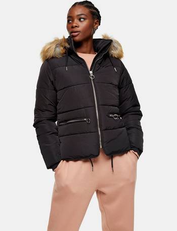 Top Faux Fur Jackets For Women, Women S Black Coat With Brown Fur Hood