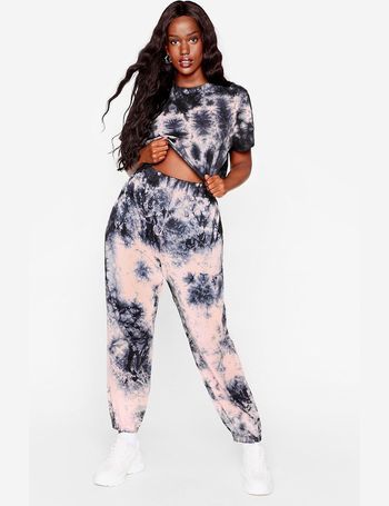 womens tie dye joggers set