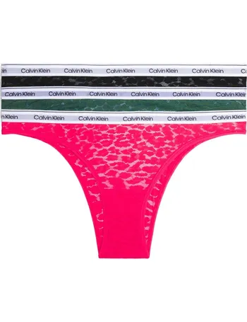 Shop Calvin Klein Women's Multipack Knickers up to 50% Off