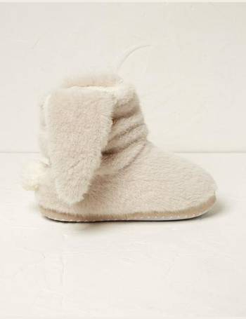 fatface grey maya slipper boots