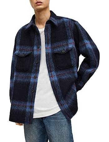 all saints flannel jacket