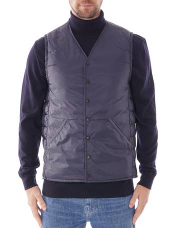 barbour collarless baffle gilet