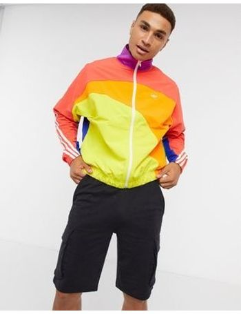 adidas originals pride track jacket in multi