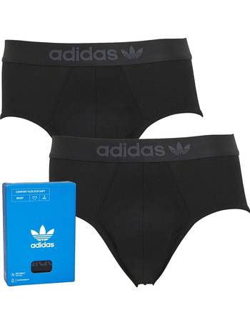 Buy adidas Mens Active Micro Flex Three Pack Briefs Black/Burgundy/Royal