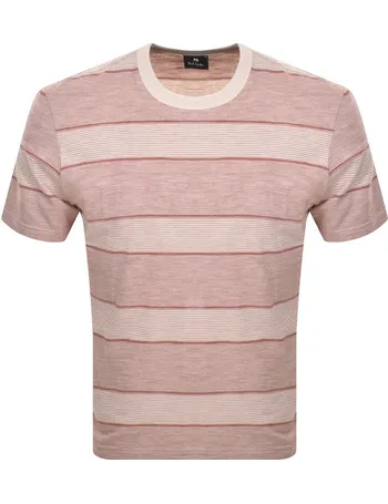 Tommy Hilfiger Global Stripe Polo T Shirt Cream