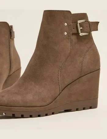 wedge ankle boots marks and spencer