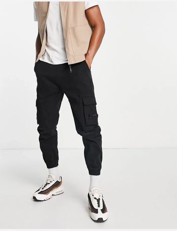 Shop Bershka Elasticated Trousers for Men up to 60% Off