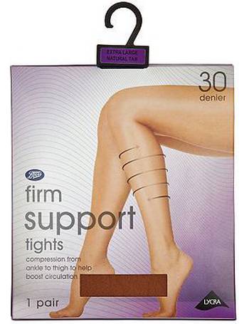 John Lewis 40 Denier Firm Support Tights, Natural Tan, S