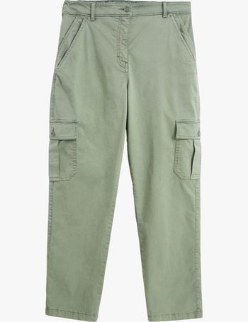 White Stuff Everleigh Cargo Trouser, Mid Green at John Lewis & Partners