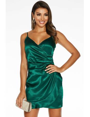 Shop Quiz Women's Green Satin Dresses ...