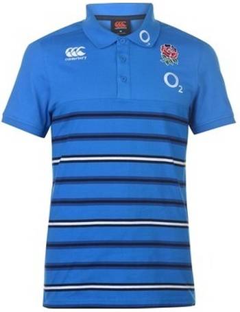 ENGLAND RUGBY WHITE COTTON TRAINING POLO SHIRT BY CANTERBURY SIZE MEN'S SMALL 