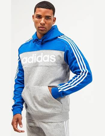 adidas colour block overhead hoodie