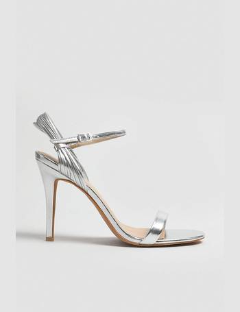 Debenhams silver store shoes sale