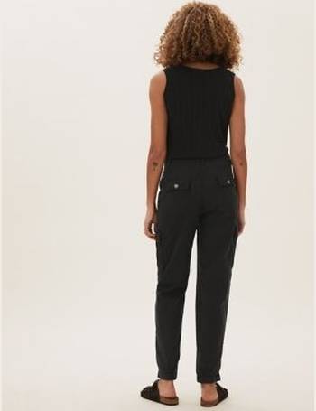 Marks and Spencer Size 6-24 Cargo Utility Tapered Leg  Ankle Grazer Trousers