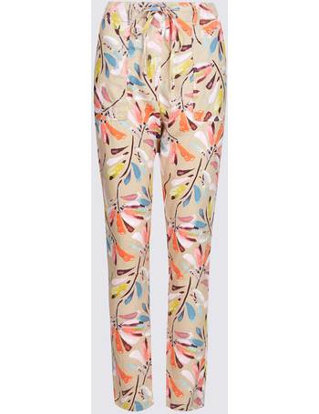 Printed Peg Trousers