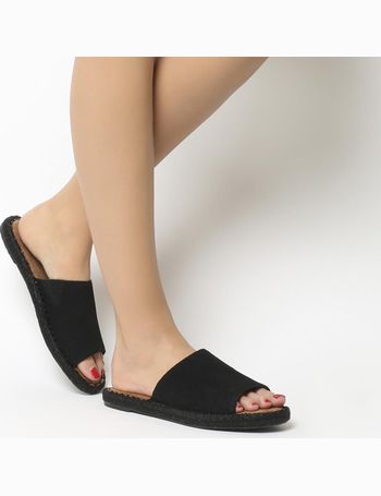 womens black sandals uk