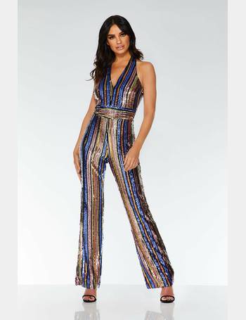 quiz sequin jumpsuit