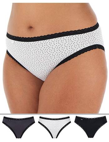 Shop Simply Be Women's Black Knickers up to 70% Off