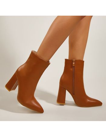 shein tan boots