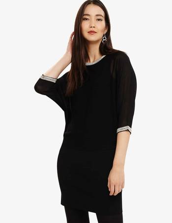 phase eight demi diamante collar dress