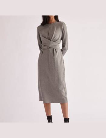 Paisie Dresses | velvet, wrap, ribbed, tie waist | DealDoodle