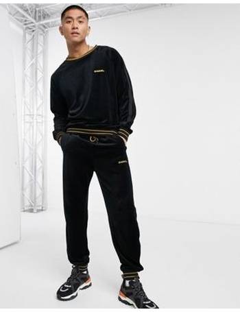 diesel velvet tracksuit