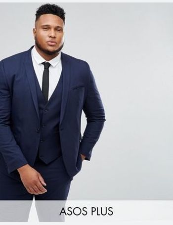 asos men's plus size suits