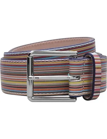 paul smith striped belt