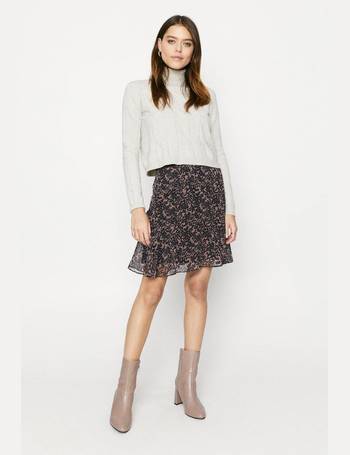 Oasis spot clearance ruffle mini skirt