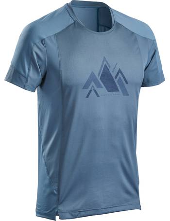 Men's Long-Sleeved Hiking Shirt - MT 500 - black - Forclaz - Decathlon