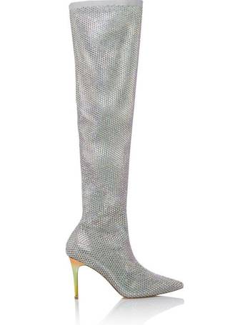 dune silver boots